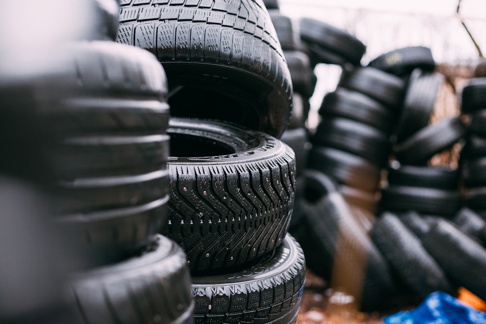 Stack of Oasis Tire all-terrain tires